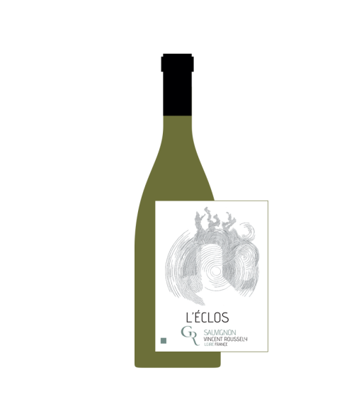 Zoom étiquette de L'Éclos blanc