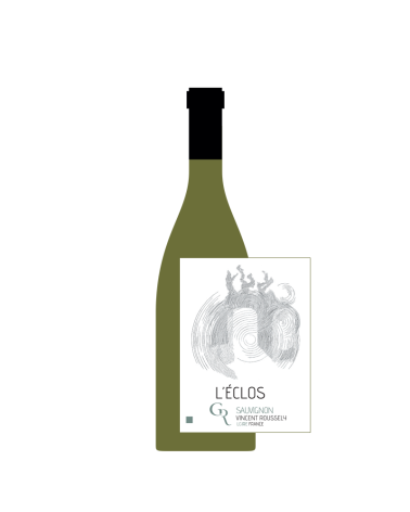 Zoom étiquette de L'Éclos blanc