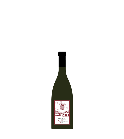 Bouteille Canaille illustrée