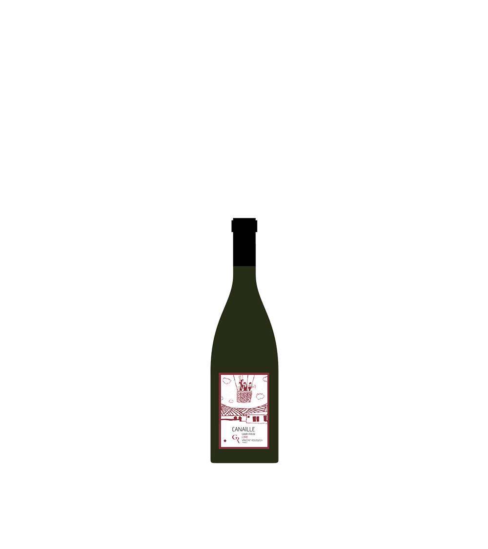Bouteille Canaille illustrée