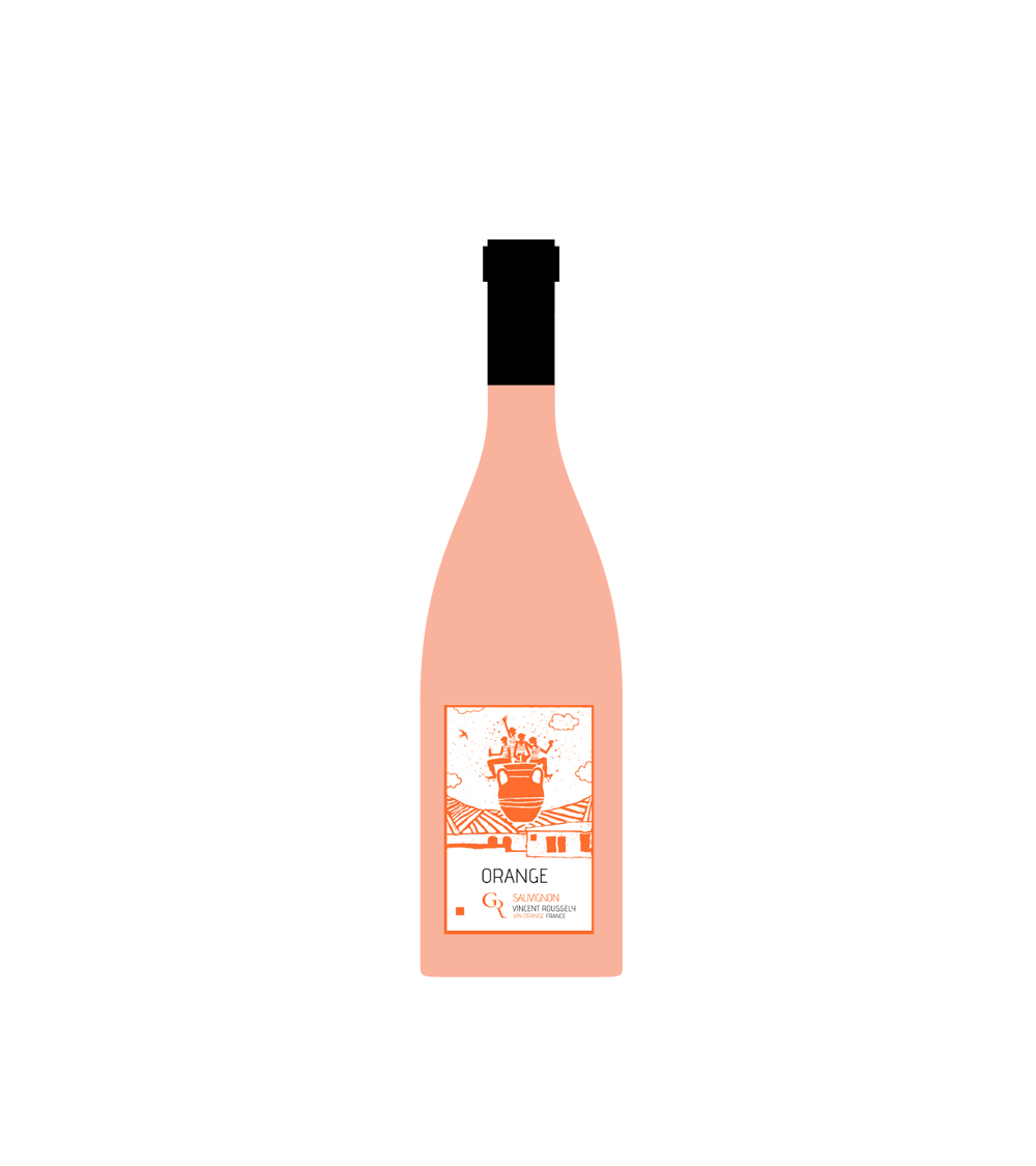 Bouteille Orange Clos Roussely